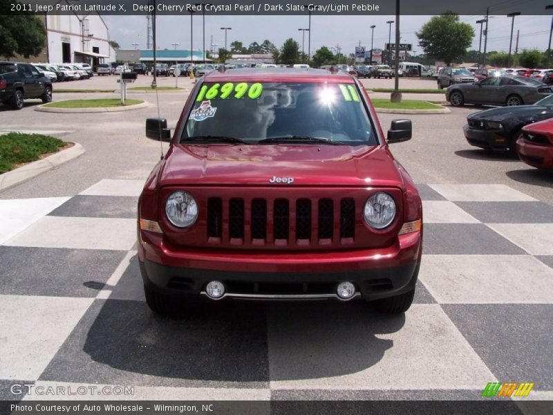 Deep Cherry Red Crystal Pearl / Dark Slate Gray/Light Pebble 2011 Jeep Patriot Latitude X