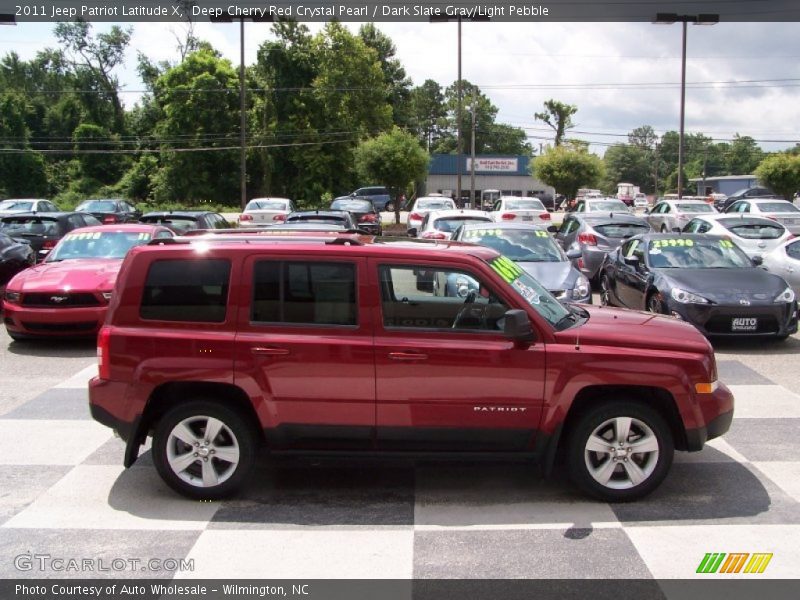 Deep Cherry Red Crystal Pearl / Dark Slate Gray/Light Pebble 2011 Jeep Patriot Latitude X