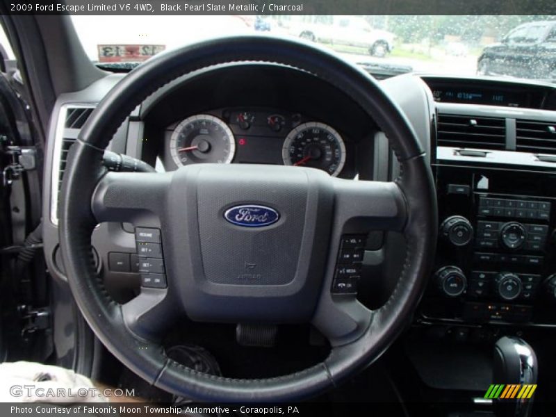 Black Pearl Slate Metallic / Charcoal 2009 Ford Escape Limited V6 4WD
