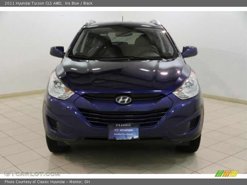 Iris Blue / Black 2011 Hyundai Tucson GLS AWD