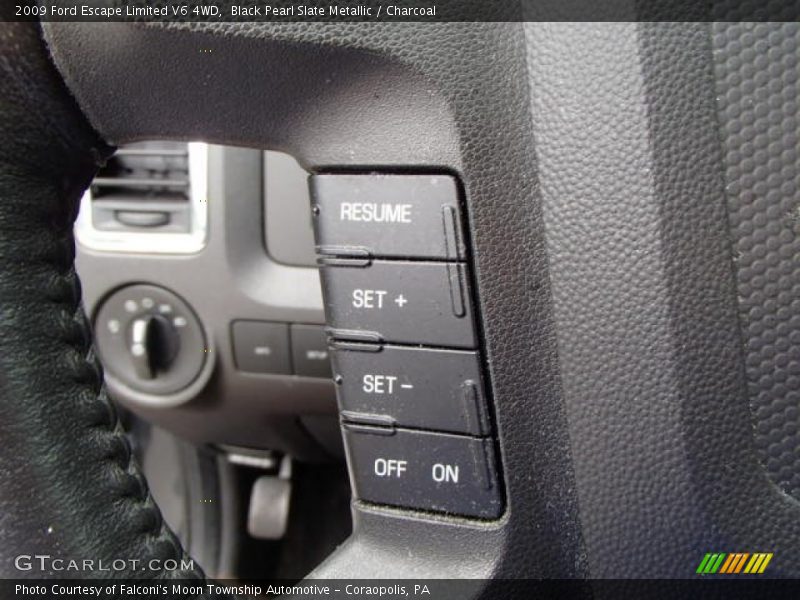 Black Pearl Slate Metallic / Charcoal 2009 Ford Escape Limited V6 4WD