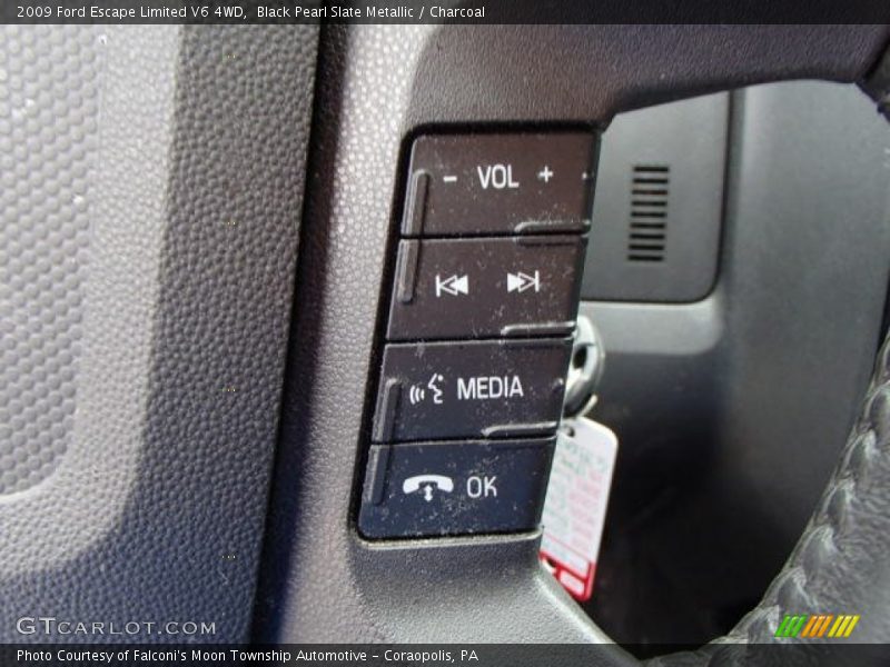 Black Pearl Slate Metallic / Charcoal 2009 Ford Escape Limited V6 4WD