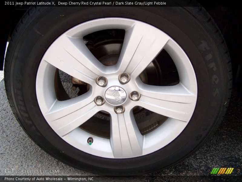 Deep Cherry Red Crystal Pearl / Dark Slate Gray/Light Pebble 2011 Jeep Patriot Latitude X