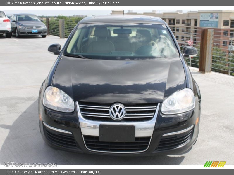 Black / Pure Beige 2007 Volkswagen Jetta Wolfsburg Edition Sedan