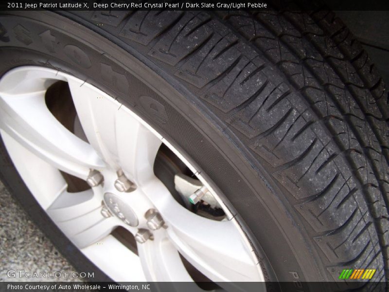 Deep Cherry Red Crystal Pearl / Dark Slate Gray/Light Pebble 2011 Jeep Patriot Latitude X