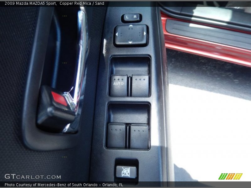 Copper Red Mica / Sand 2009 Mazda MAZDA5 Sport