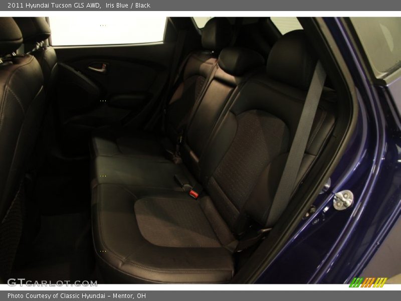 Iris Blue / Black 2011 Hyundai Tucson GLS AWD