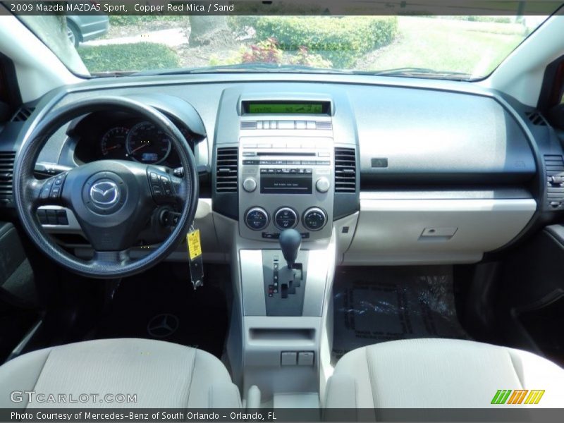 Copper Red Mica / Sand 2009 Mazda MAZDA5 Sport