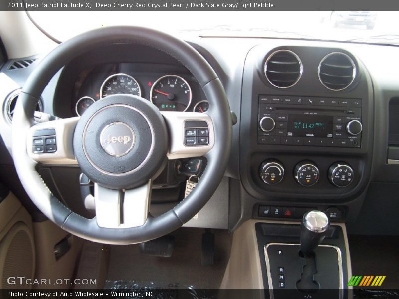 Deep Cherry Red Crystal Pearl / Dark Slate Gray/Light Pebble 2011 Jeep Patriot Latitude X