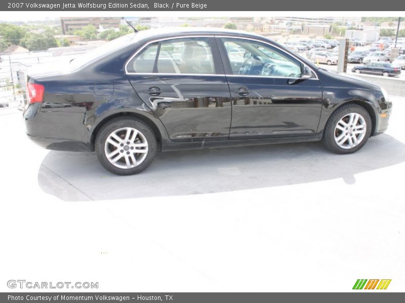 Black / Pure Beige 2007 Volkswagen Jetta Wolfsburg Edition Sedan