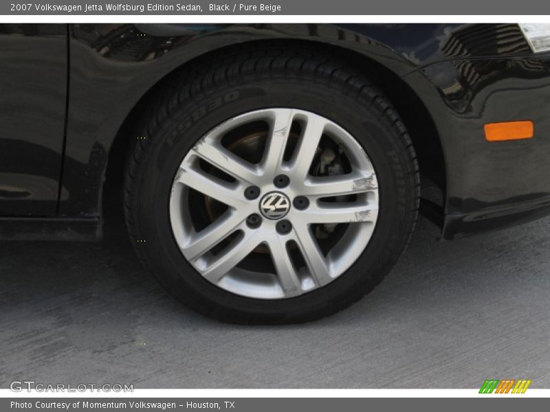 Black / Pure Beige 2007 Volkswagen Jetta Wolfsburg Edition Sedan