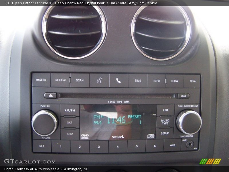 Deep Cherry Red Crystal Pearl / Dark Slate Gray/Light Pebble 2011 Jeep Patriot Latitude X