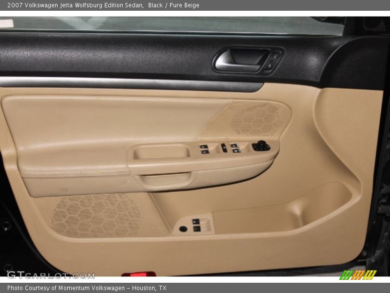 Black / Pure Beige 2007 Volkswagen Jetta Wolfsburg Edition Sedan