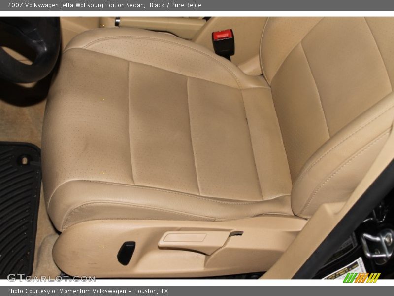 Black / Pure Beige 2007 Volkswagen Jetta Wolfsburg Edition Sedan