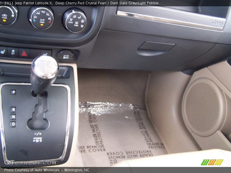 Deep Cherry Red Crystal Pearl / Dark Slate Gray/Light Pebble 2011 Jeep Patriot Latitude X