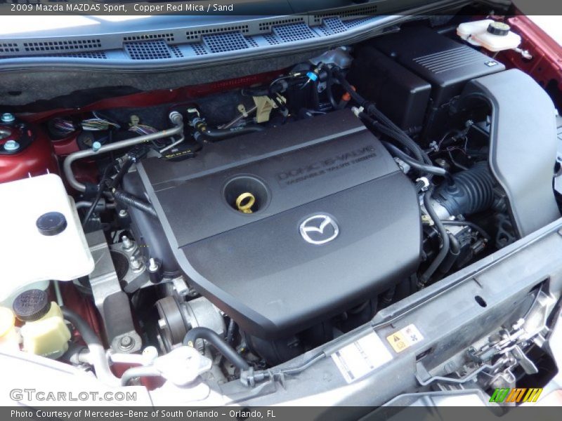 Copper Red Mica / Sand 2009 Mazda MAZDA5 Sport
