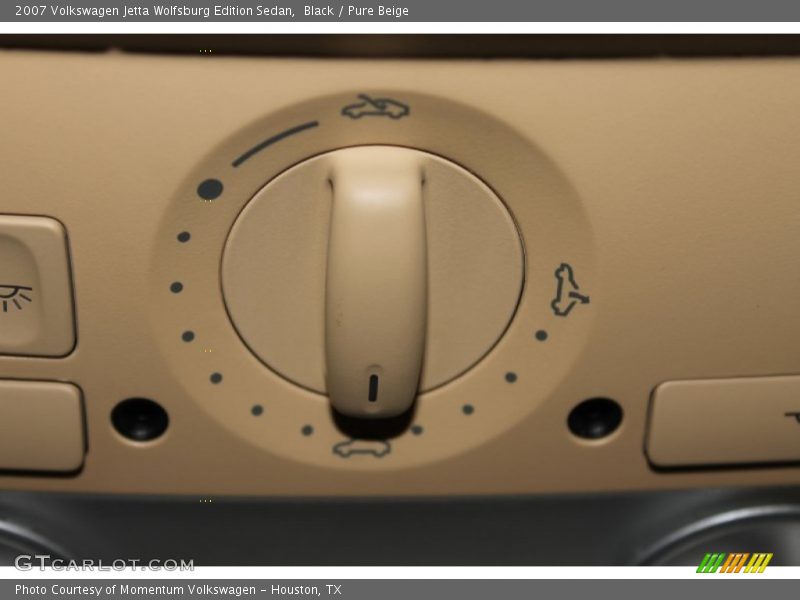 Black / Pure Beige 2007 Volkswagen Jetta Wolfsburg Edition Sedan