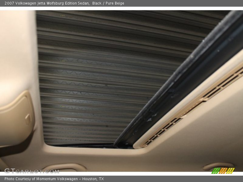 Black / Pure Beige 2007 Volkswagen Jetta Wolfsburg Edition Sedan