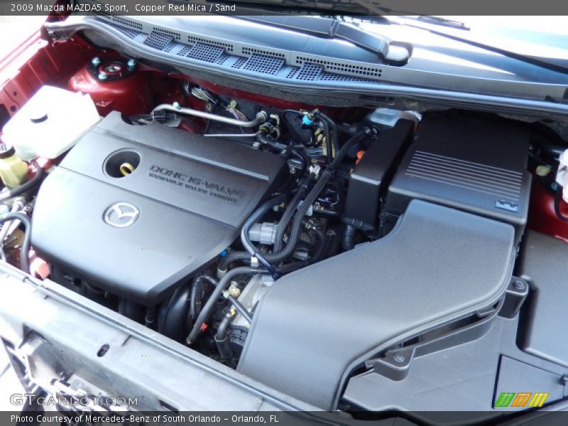 Copper Red Mica / Sand 2009 Mazda MAZDA5 Sport