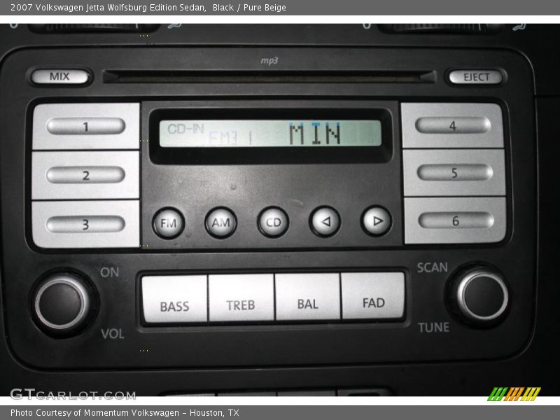 Black / Pure Beige 2007 Volkswagen Jetta Wolfsburg Edition Sedan