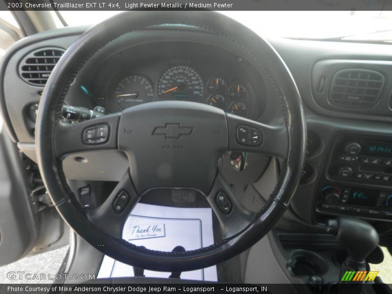 Light Pewter Metallic / Medium Pewter 2003 Chevrolet TrailBlazer EXT LT 4x4