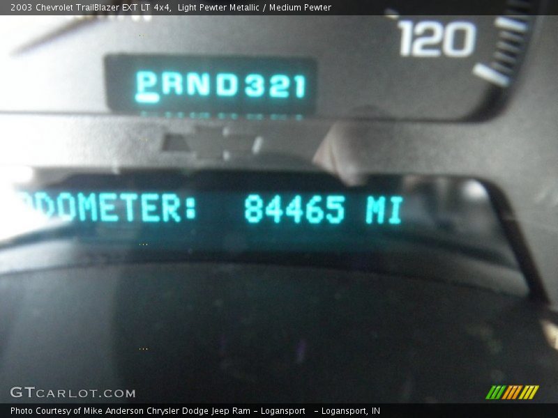 Light Pewter Metallic / Medium Pewter 2003 Chevrolet TrailBlazer EXT LT 4x4