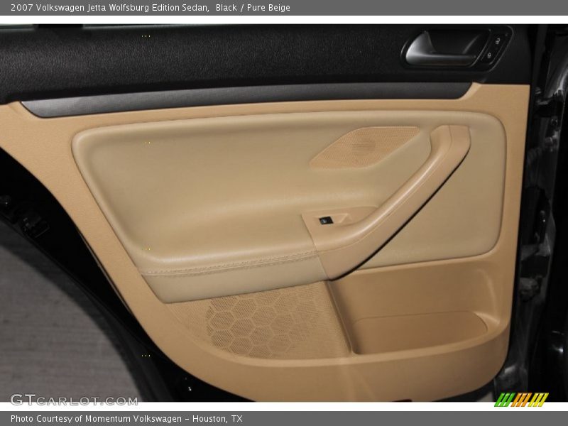 Black / Pure Beige 2007 Volkswagen Jetta Wolfsburg Edition Sedan