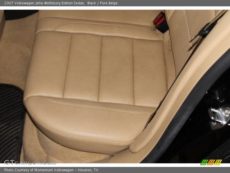 Black / Pure Beige 2007 Volkswagen Jetta Wolfsburg Edition Sedan