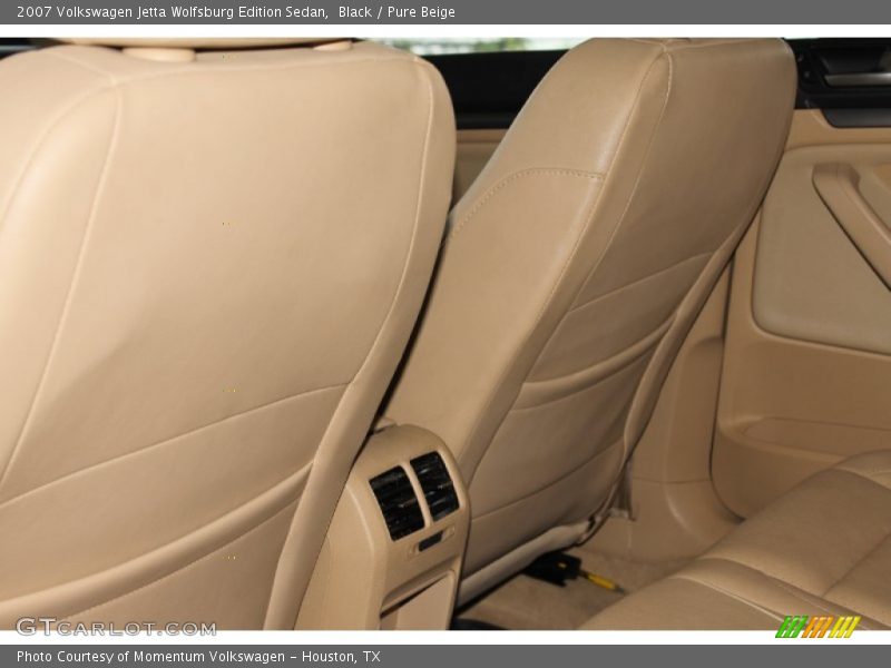 Black / Pure Beige 2007 Volkswagen Jetta Wolfsburg Edition Sedan