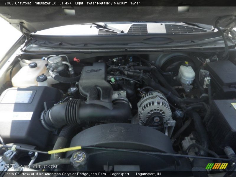 Light Pewter Metallic / Medium Pewter 2003 Chevrolet TrailBlazer EXT LT 4x4