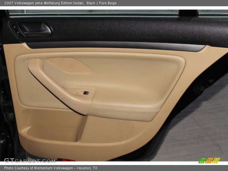 Black / Pure Beige 2007 Volkswagen Jetta Wolfsburg Edition Sedan