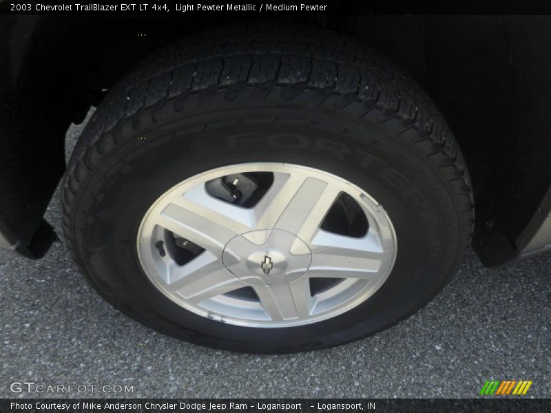 Light Pewter Metallic / Medium Pewter 2003 Chevrolet TrailBlazer EXT LT 4x4