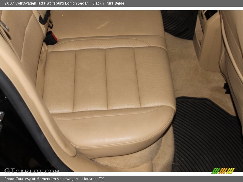 Black / Pure Beige 2007 Volkswagen Jetta Wolfsburg Edition Sedan