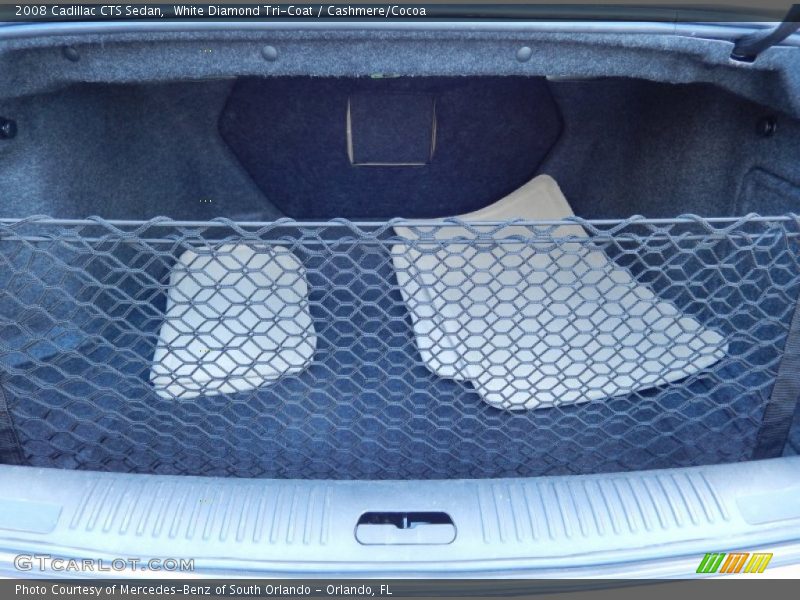 White Diamond Tri-Coat / Cashmere/Cocoa 2008 Cadillac CTS Sedan