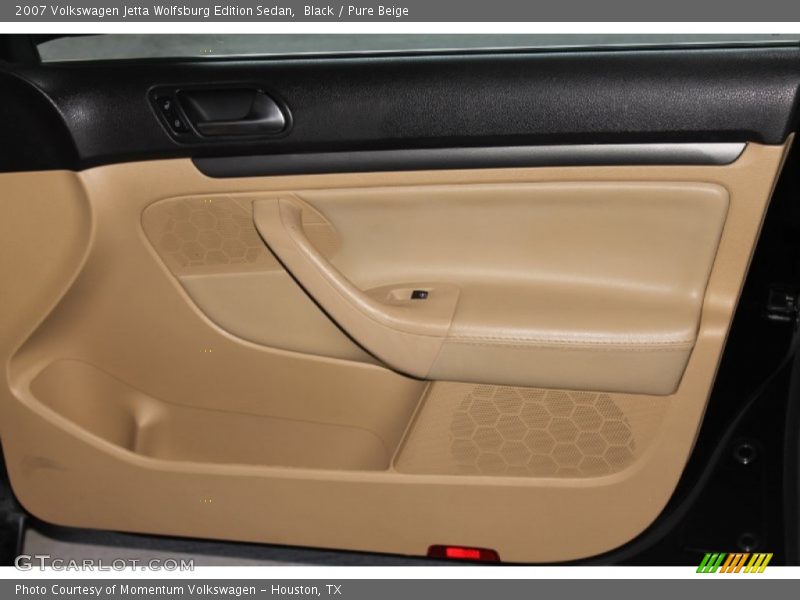 Black / Pure Beige 2007 Volkswagen Jetta Wolfsburg Edition Sedan