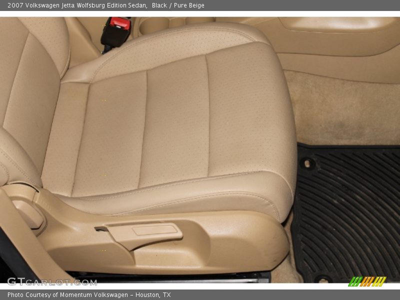 Black / Pure Beige 2007 Volkswagen Jetta Wolfsburg Edition Sedan