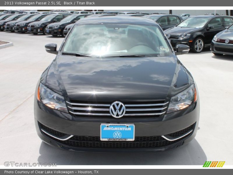 Black / Titan Black 2013 Volkswagen Passat 2.5L SE