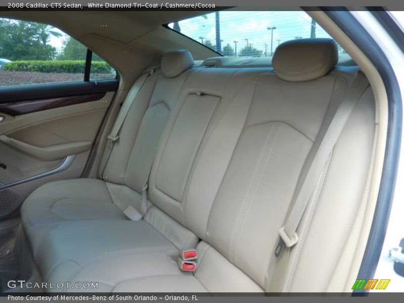 White Diamond Tri-Coat / Cashmere/Cocoa 2008 Cadillac CTS Sedan