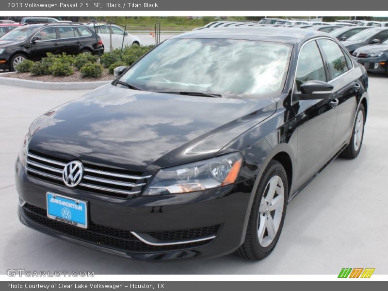 Black / Titan Black 2013 Volkswagen Passat 2.5L SE