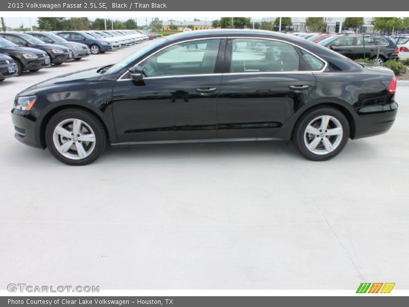 Black / Titan Black 2013 Volkswagen Passat 2.5L SE