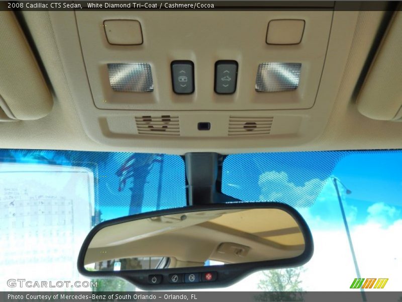 White Diamond Tri-Coat / Cashmere/Cocoa 2008 Cadillac CTS Sedan