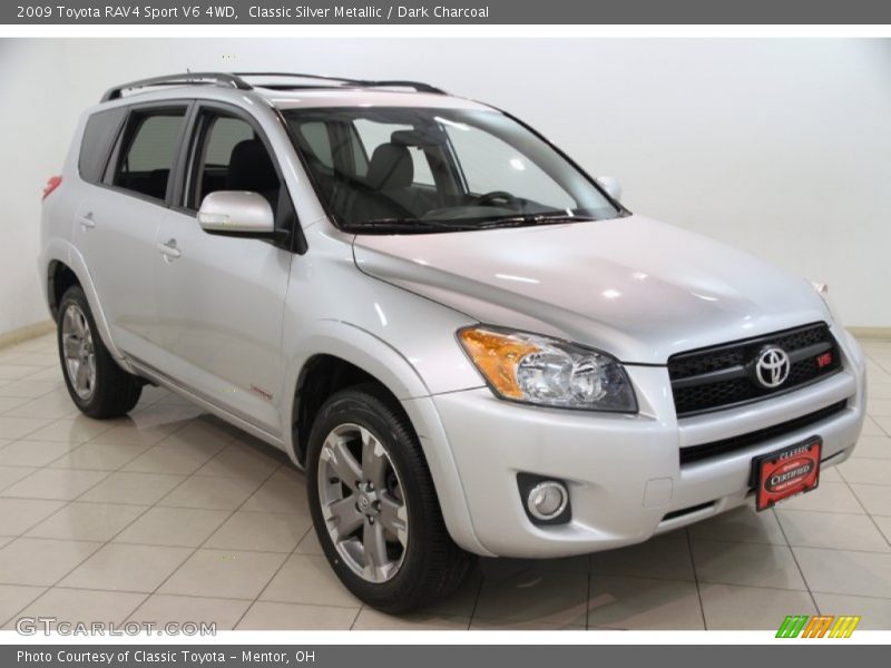 Classic Silver Metallic / Dark Charcoal 2009 Toyota RAV4 Sport V6 4WD