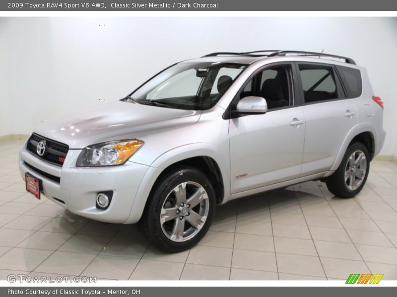 Classic Silver Metallic / Dark Charcoal 2009 Toyota RAV4 Sport V6 4WD