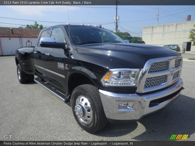 Black / Black 2013 Ram 3500 Laramie Crew Cab 4x4 Dually