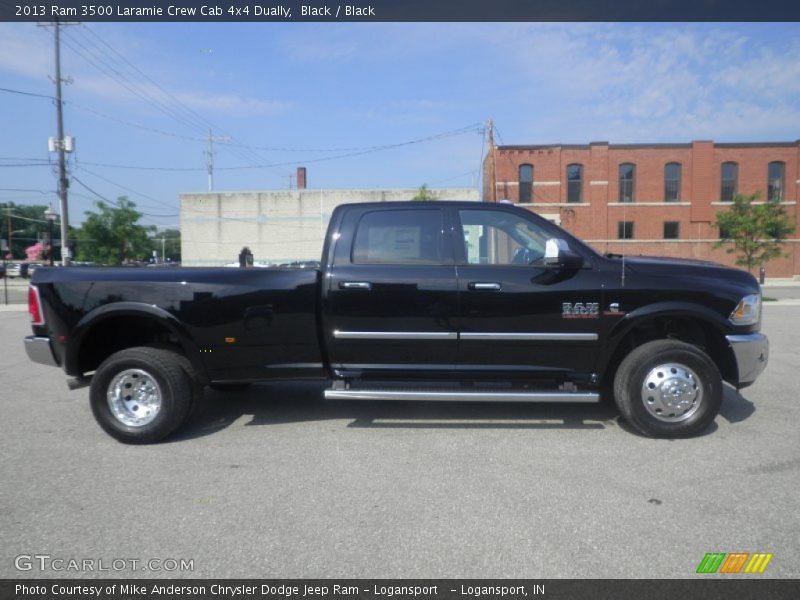 Black / Black 2013 Ram 3500 Laramie Crew Cab 4x4 Dually