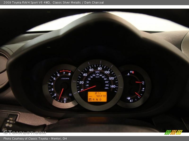 Classic Silver Metallic / Dark Charcoal 2009 Toyota RAV4 Sport V6 4WD