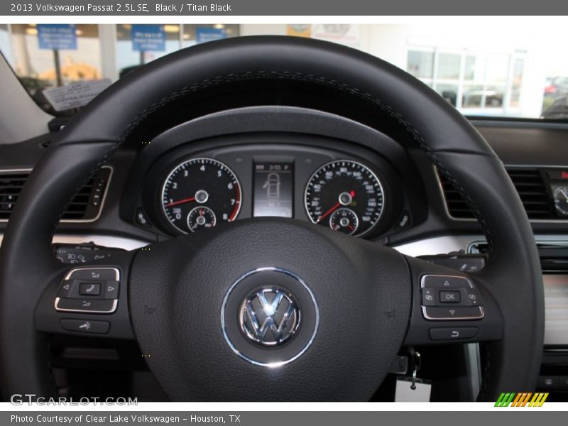 Black / Titan Black 2013 Volkswagen Passat 2.5L SE