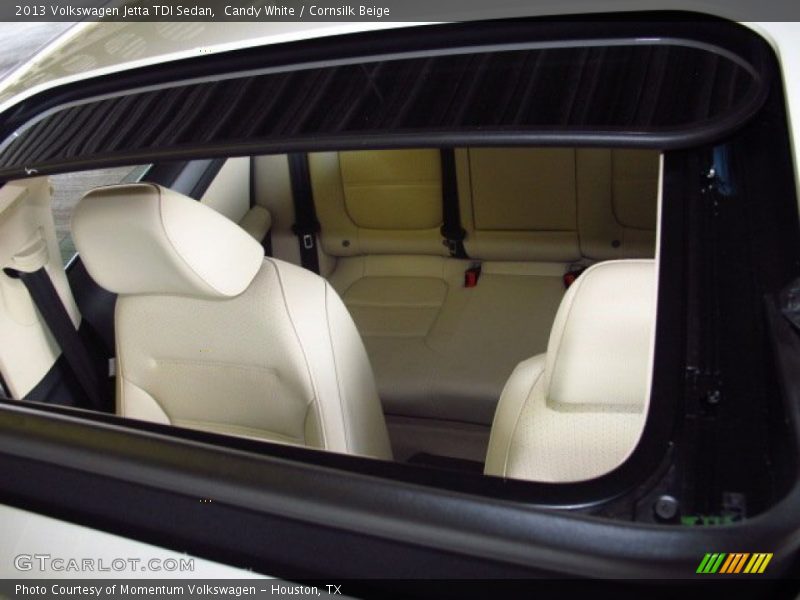 Candy White / Cornsilk Beige 2013 Volkswagen Jetta TDI Sedan