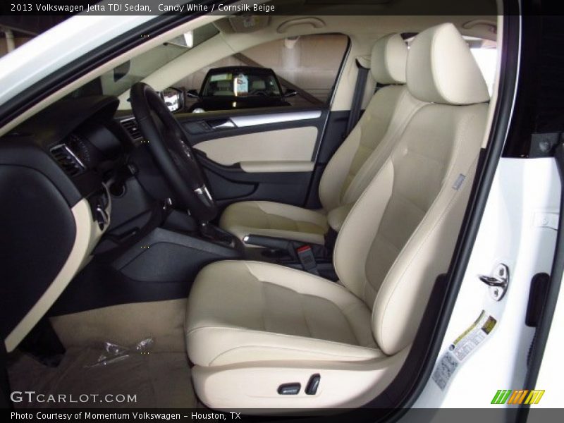 Candy White / Cornsilk Beige 2013 Volkswagen Jetta TDI Sedan