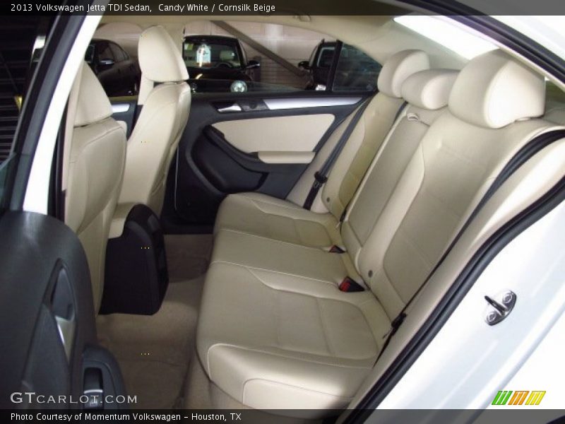 Candy White / Cornsilk Beige 2013 Volkswagen Jetta TDI Sedan